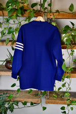 Vintage Navy Blue Wool LA Letterman Cardigan