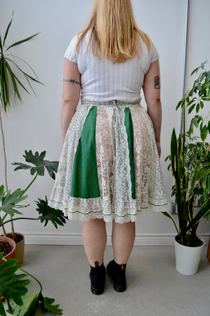 Vintage Square Dancing Skirt