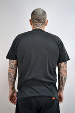 Single Stitch Plain Black Pocket Tee