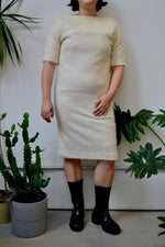 Loop Knit Mohair Shift Dress