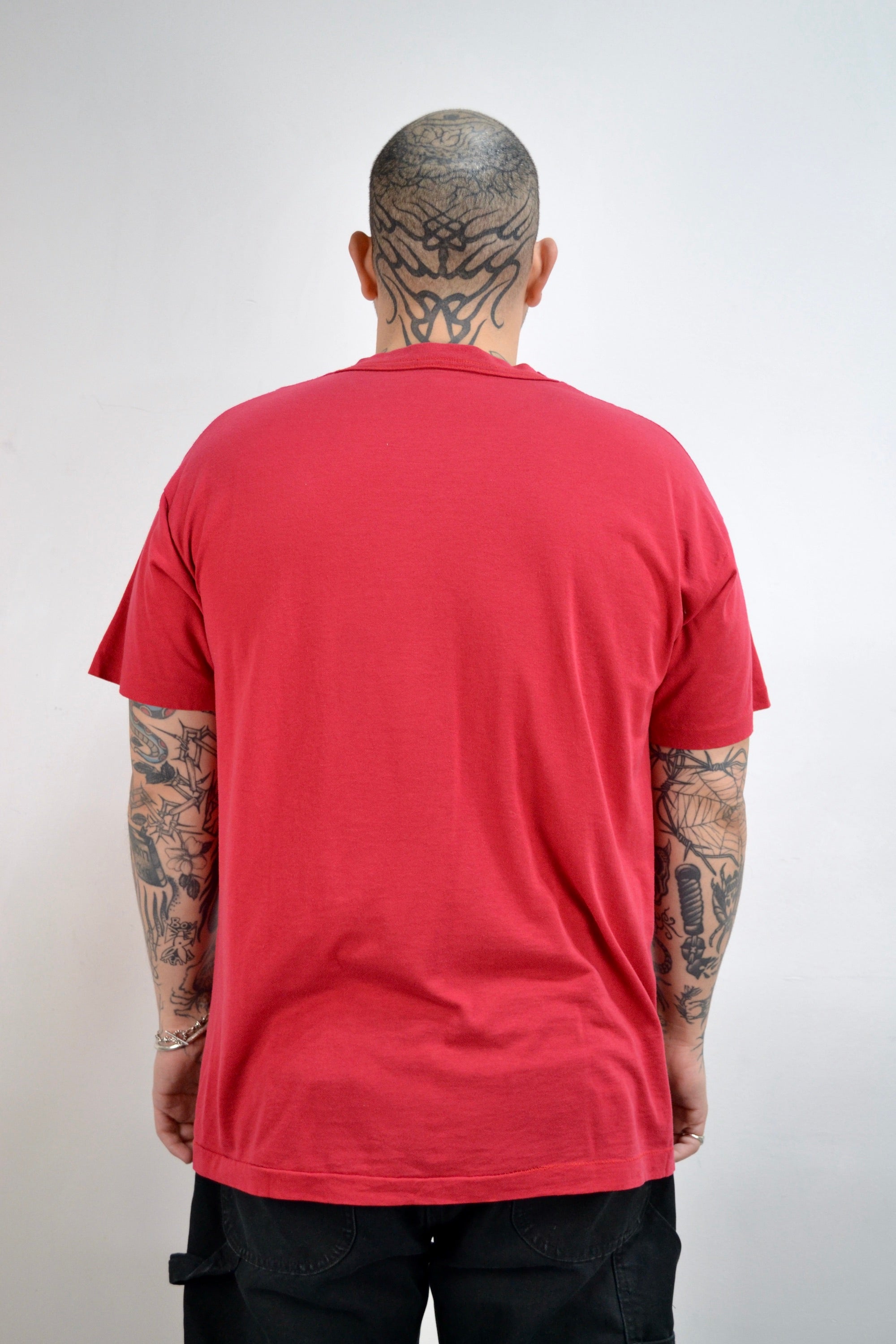 Classic Red Pocket Tee