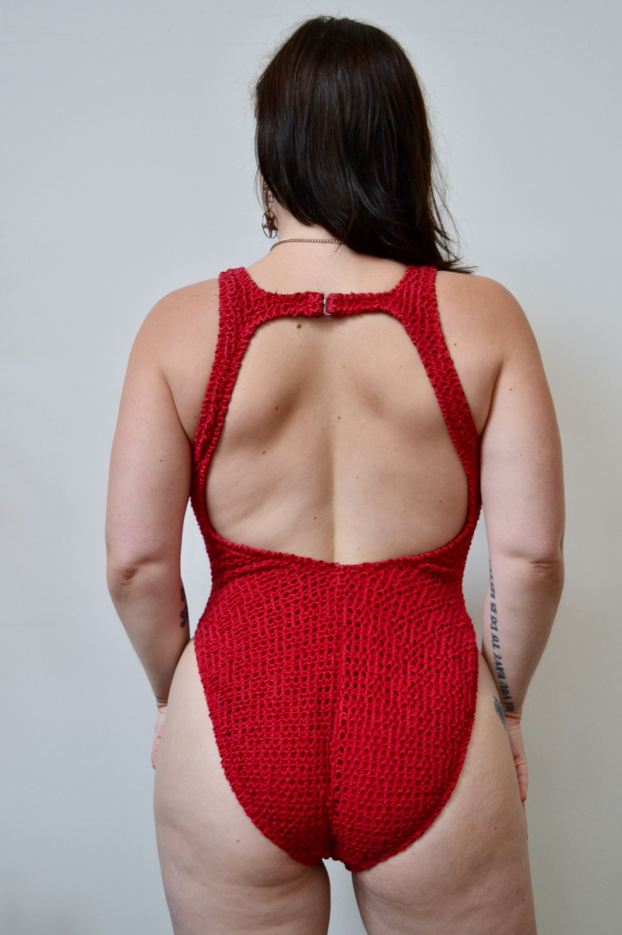 Cherry Crochet Swimsuit