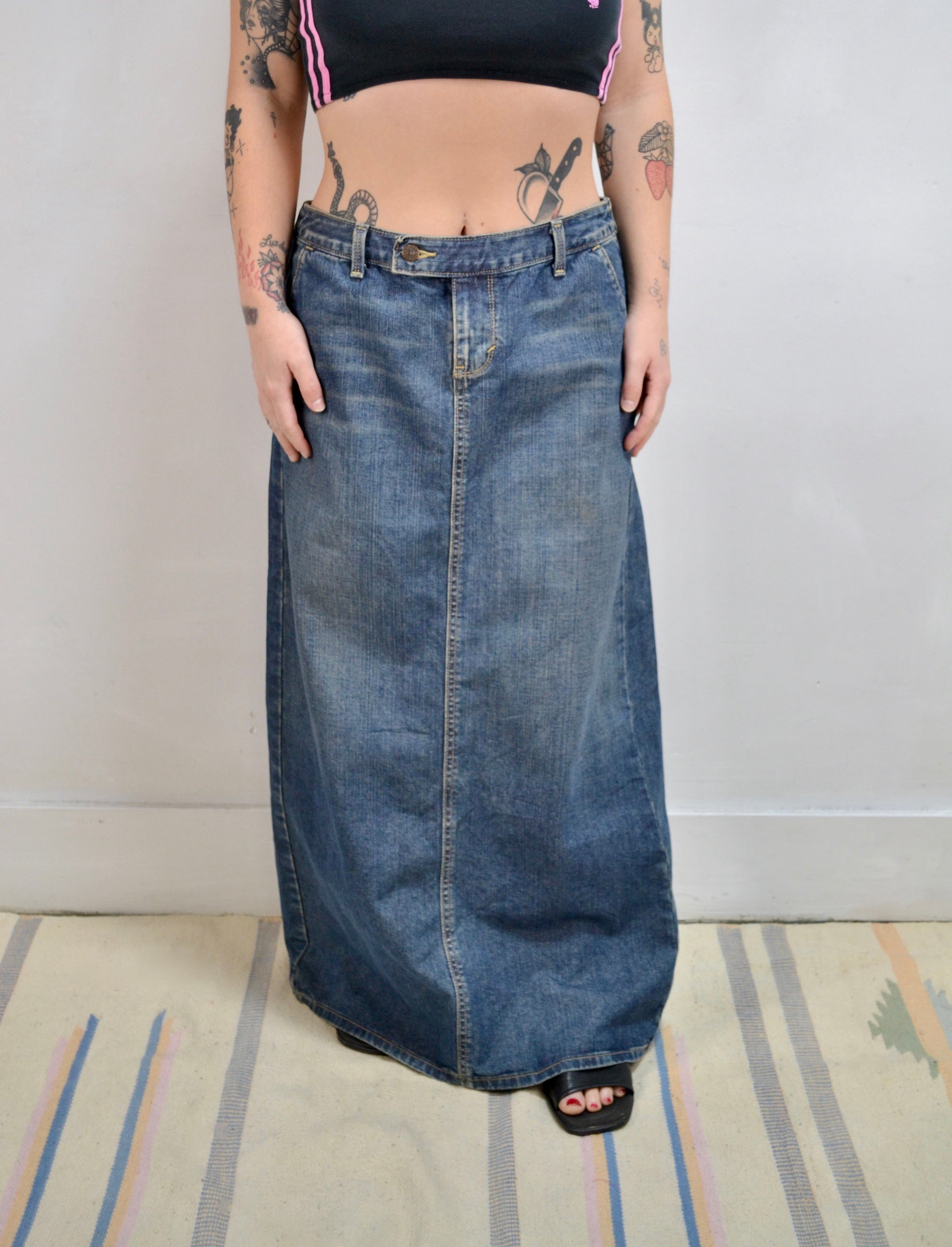 90s Eddie Bauer Denim Skirt