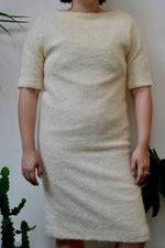 Loop Knit Mohair Shift Dress