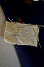 Navy Floral Indian Cotton Dress