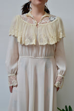 Lace on Lace Cape Dress