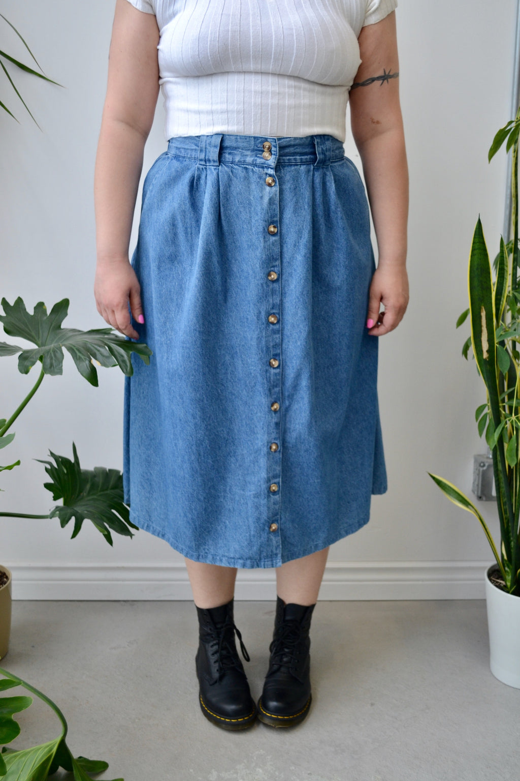 Nineties Denim Skirt