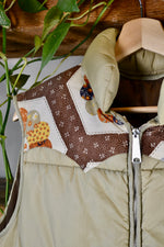 Floral Quilted Puffer Vest