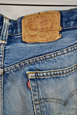 Perfectly Thrashed Button Fly 501's