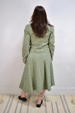 Sage Green Skirt Set