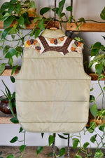 Floral Quilted Puffer Vest