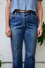 DIY White Tab Levi's