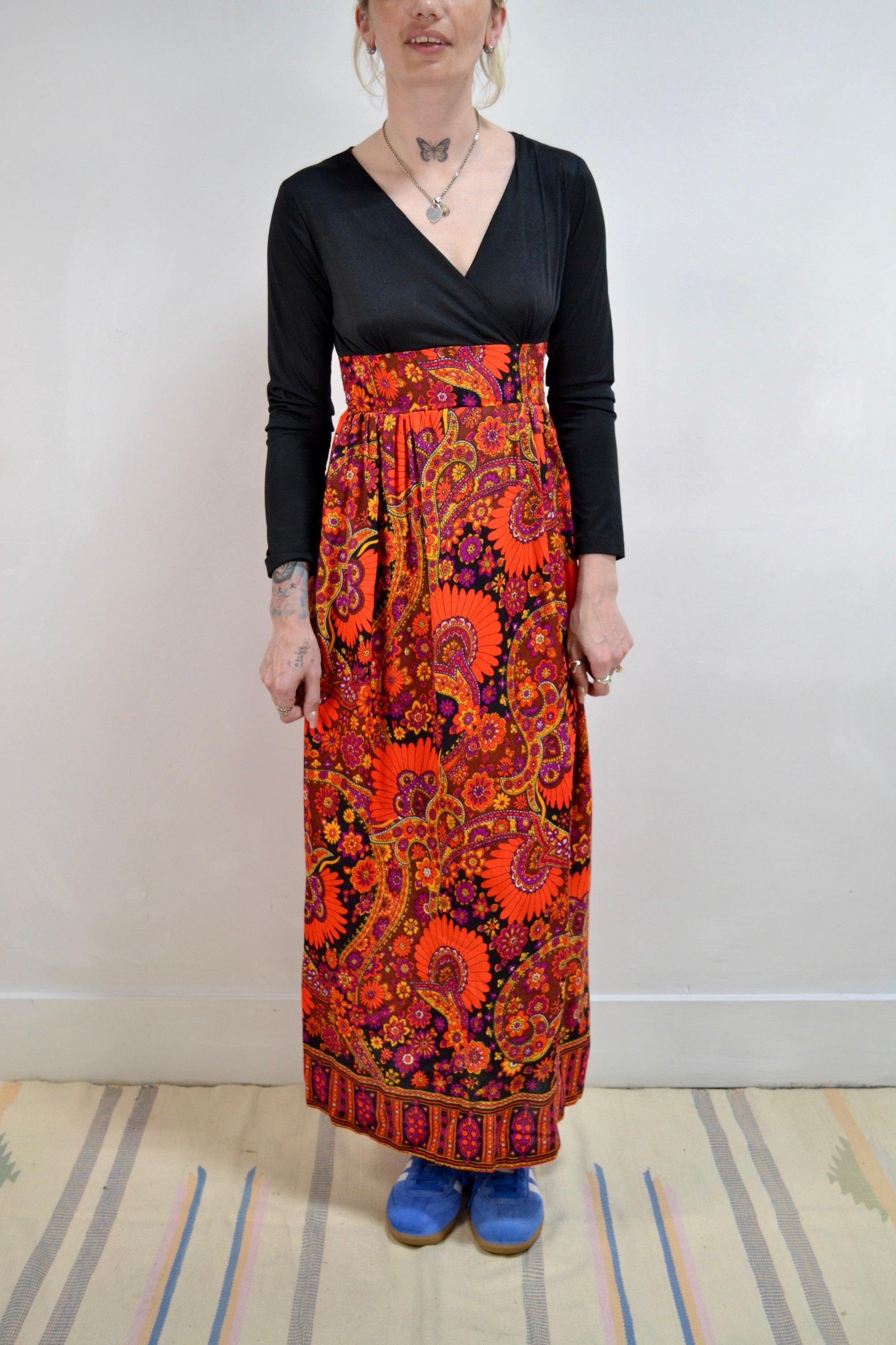 60s Paisley Maxi