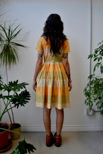 Tangerine & Sage Day Dress