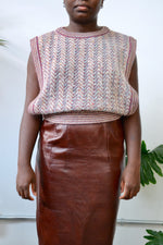 DVF Herringbone Knit Vest
