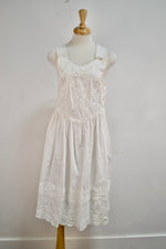 Indian Cotton White Summer Dress