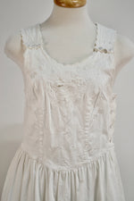 Indian Cotton White Summer Dress