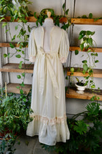 Seventies Cream Gunne Sax Gown