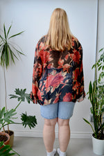 Floral Flutter Blouse