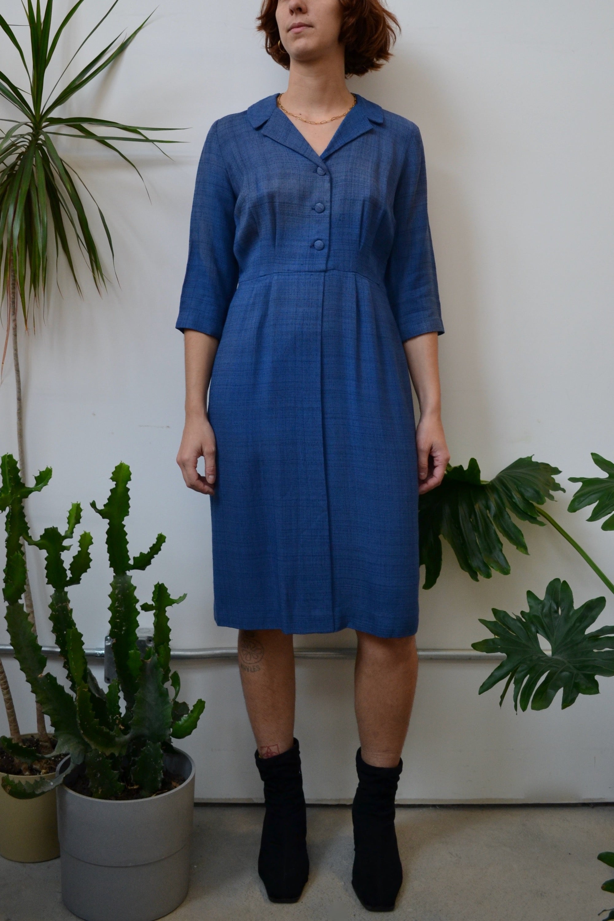 Sixties Woven Dress