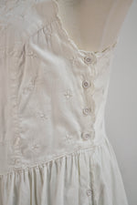Indian Cotton White Summer Dress