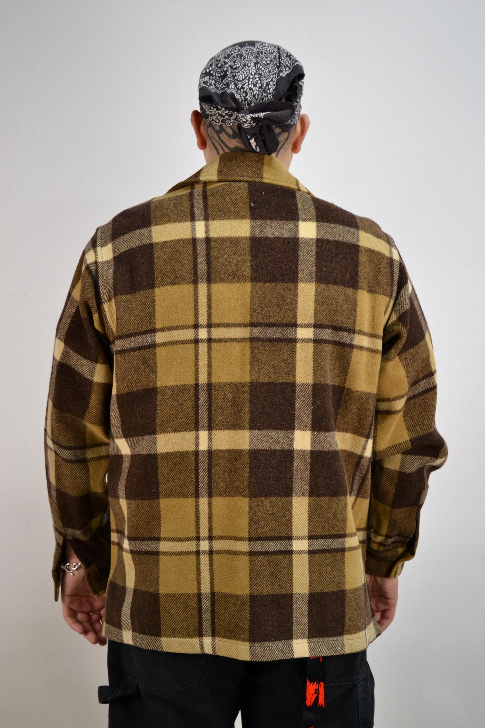 Brown Plaid Woolrich Jacket