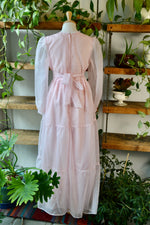 Eighties Pink Polkadot Prairie Dress