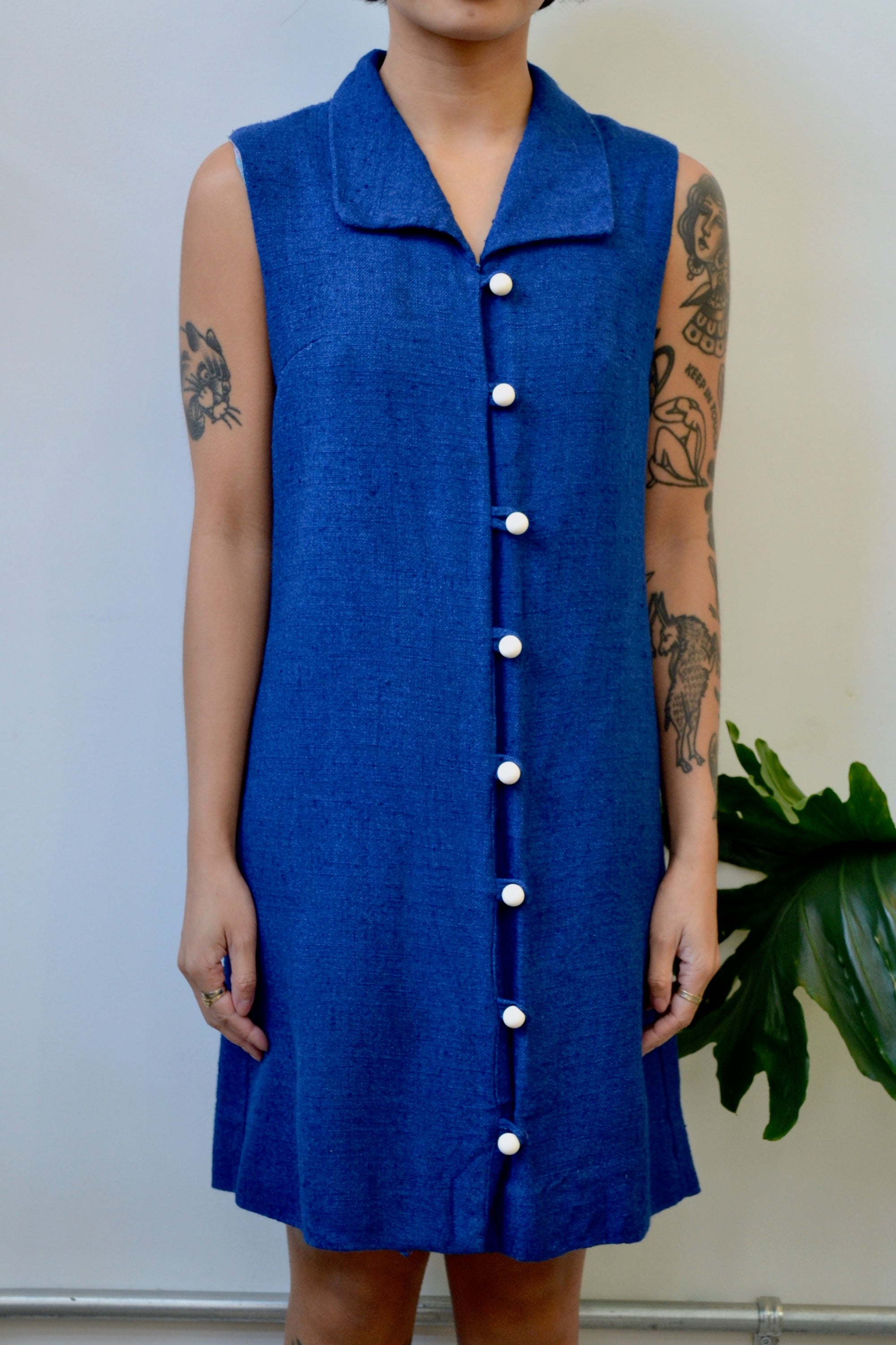 Cobalt Woven Dress