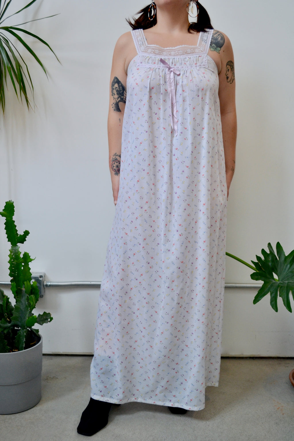 Floral Cotton Nightie