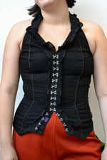 Y2K Tripp Goth Corset Top