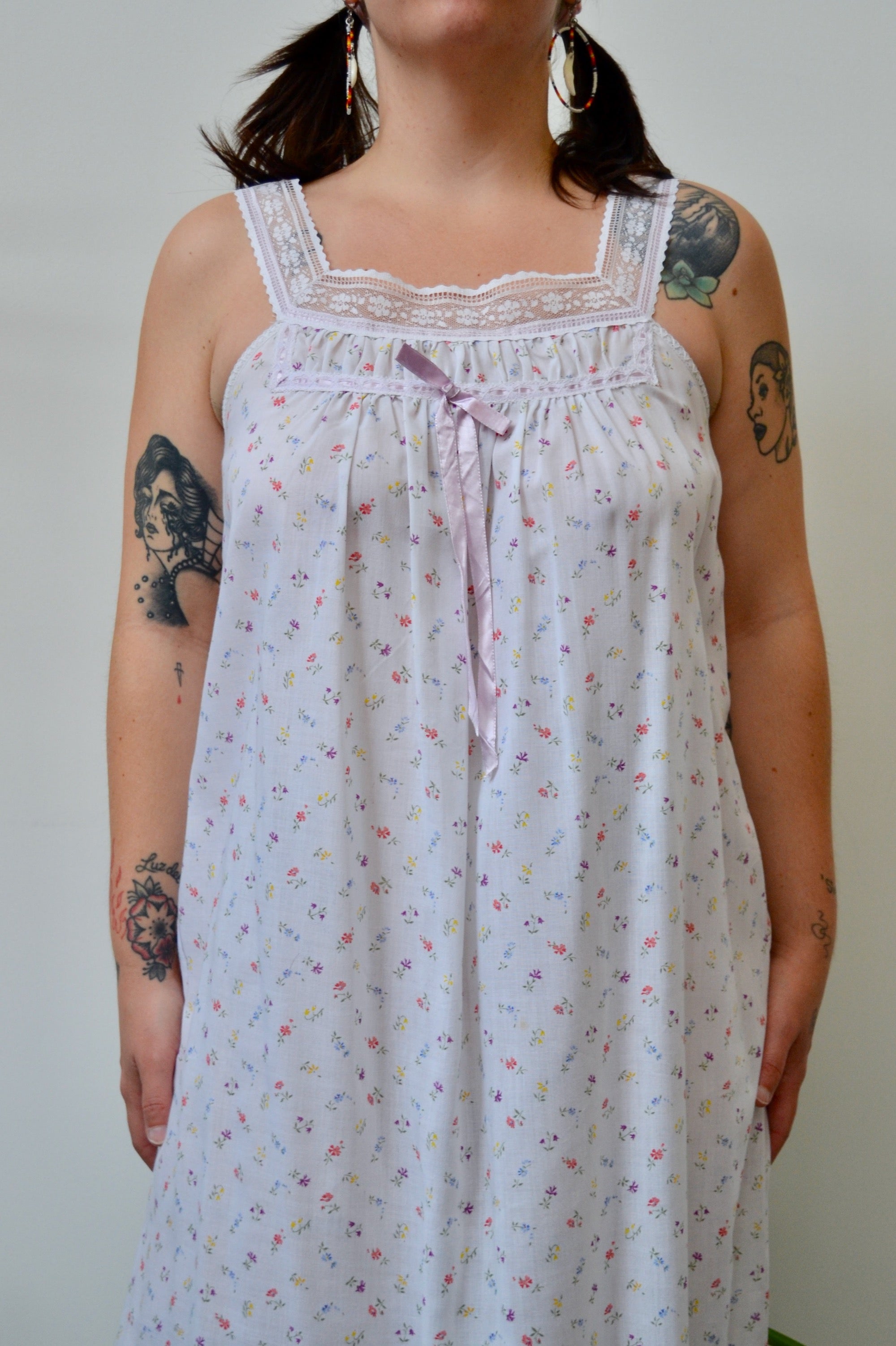 Floral Cotton Nightie