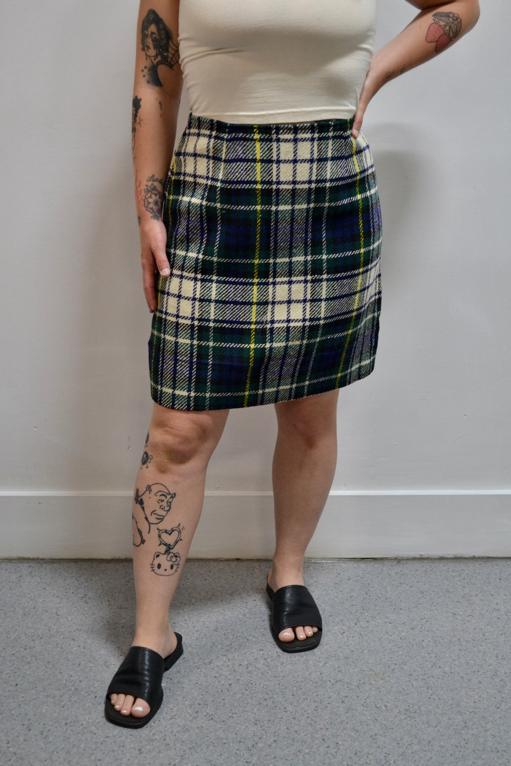 Sears Plaid Skirt