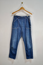 Misses Blue Bell 60s Side Zip Jeans