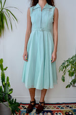 Striped Seafoam Fifties Dress