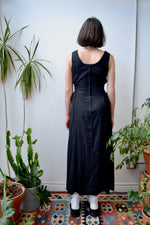 Black Linen/Rayon Dress