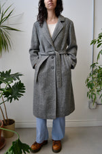Pendy Herringbone Wool Coat