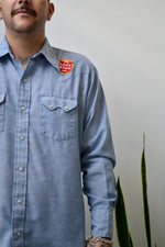 Thrashed Dee Cee Lone Star Chambray Button Up