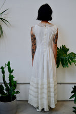 Edwardian White Cotton Underdress