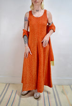 Red Tangerine Tinsel Dress