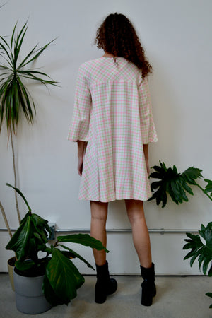 Sixties Watermelon Grid BabyDoll