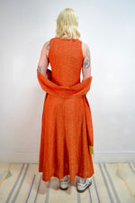 Red Tangerine Tinsel Dress