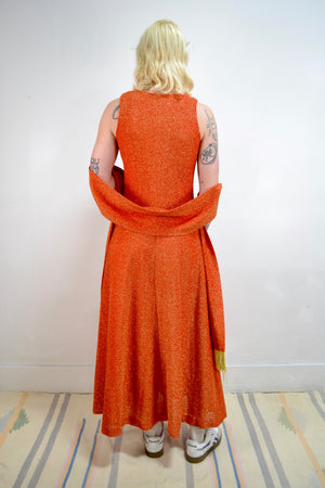 Red Tangerine Tinsel Dress