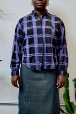 "KZK" Purple Plaid