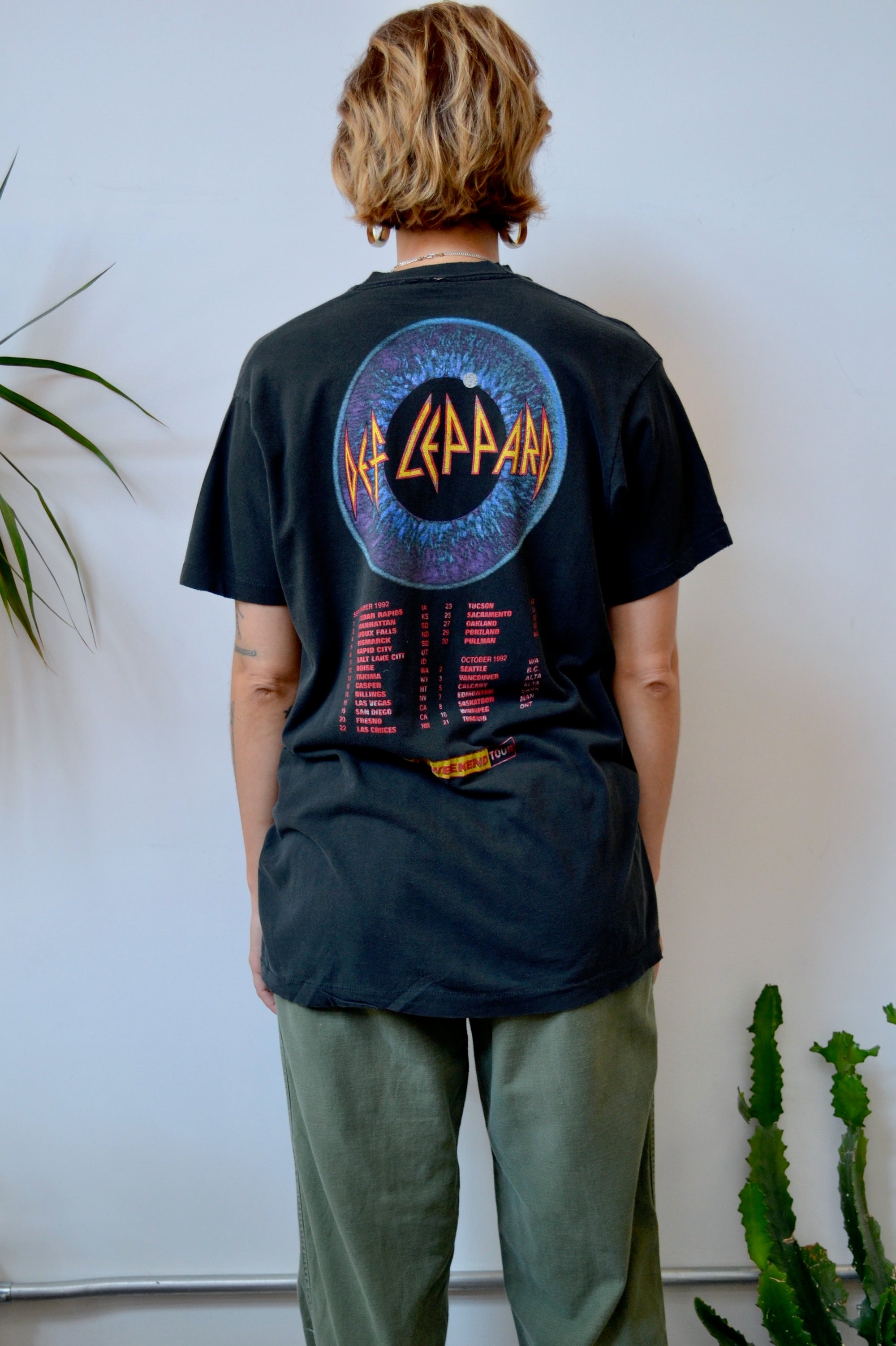 1992 Def Leppard Adrenalize Tour Tee