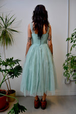 Aqua Tulle Party Dress