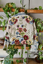 90s/00s Floral Tapestry Cropped Jacket