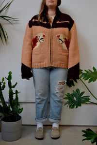 Hereford Cow Mary Maxim Sweater