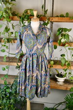 Vintage Paisley Dress