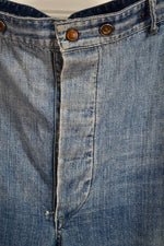 1940s Plus Size Headlight Denim Jeans