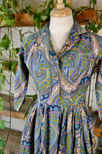 Vintage Paisley Dress
